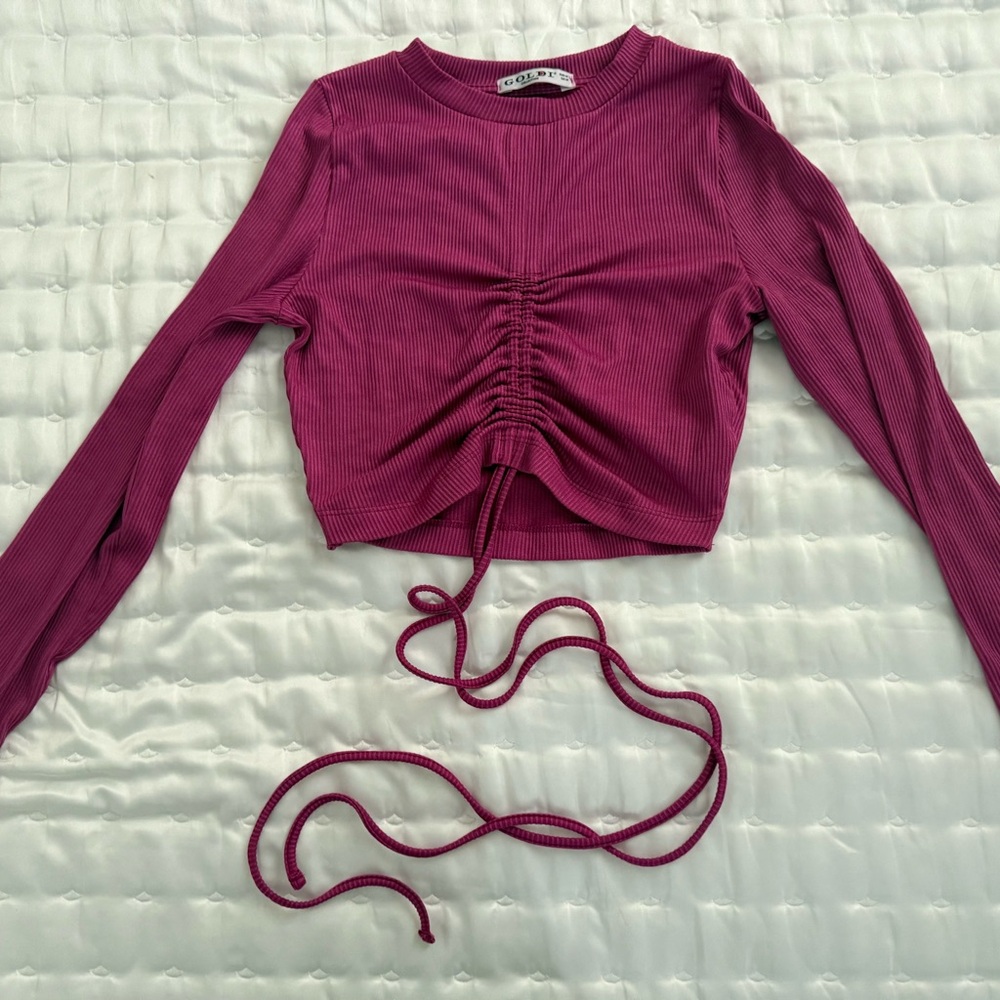 Magenta Going Out Top